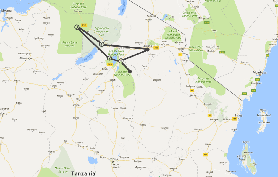 Safari_u_tanzaniji_mapa.png